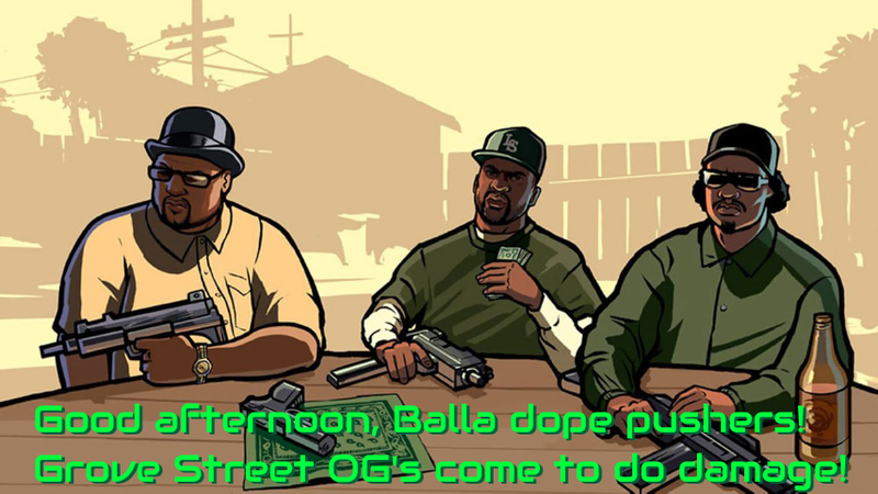 -Ryder, voiced flawlessly by MC Eiht
